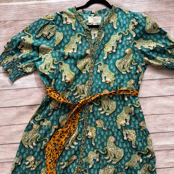 Printfresh Tiger Queen Grand Entrance Dress 100% Organic Cotton XL - Picture 9 of 12